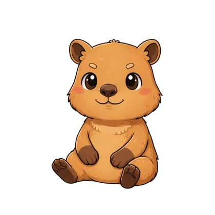 Capybara sitting